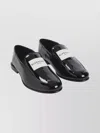 Givenchy Glossy Round Toe Loafers In Black