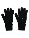 Givenchy 4g-embroidered Gloves In Black