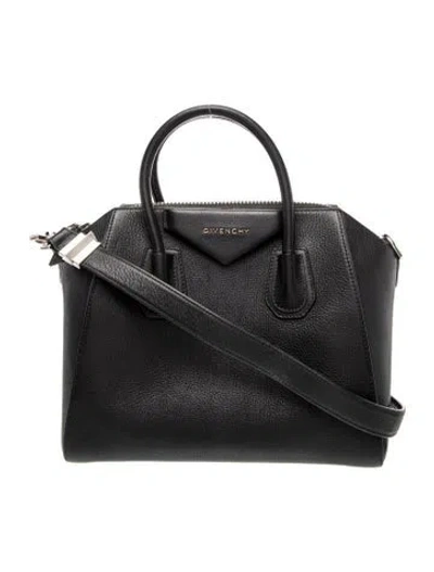 Pre-owned Givenchy Goat Leather Antigona Small In Blue
