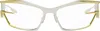Givenchy Gold & Silver Giv Cut Sunglasses In 39c Shiny Yellow / S