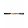 Givenchy Gold Belts Women In Black