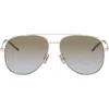 Givenchy Silver City Sunglasses In Gold