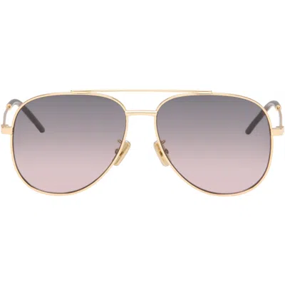 Givenchy Gold City Sunglasses In Gold / Gradient Bord