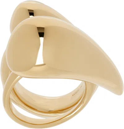 Givenchy Gold Feline Ring In 710-golden Yellow