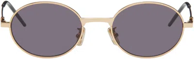 Givenchy Gold Gv Speed Sunglasses In Shiny Endura Gold/sm