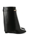 Givenchy Gold Hardware Wedge In Black