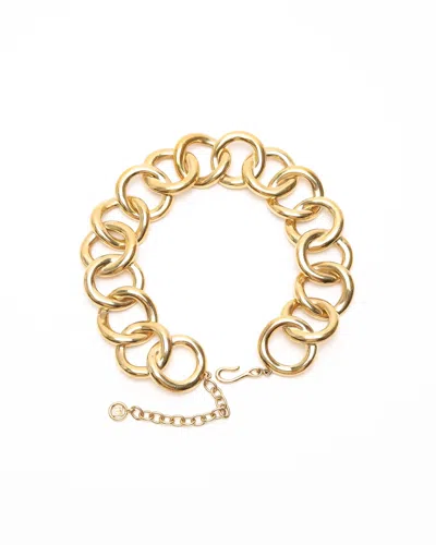 Givenchy Gold Hoop Necklace