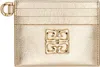 Givenchy Gold Liquid 4g Card Holder In 279-golden Sand