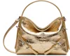Givenchy Gold Nano Voyou Bag In 279-golden Sand