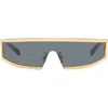 Givenchy Gold Square Sunglasses In Gold