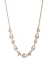 Givenchy Gold-tone Crystal Frontal Necklace In Gold
