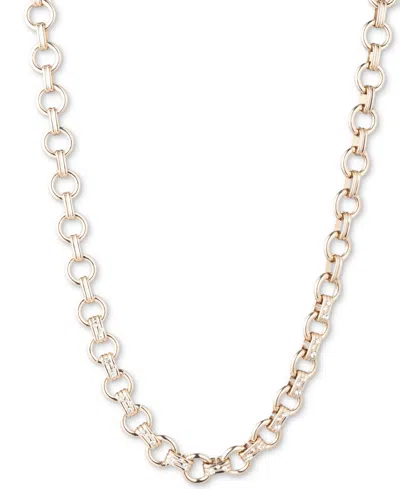 Givenchy Gold-tone Crystal Link Collar Necklace, 16" + 3" Extender