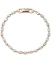 Givenchy Gold-tone Cubic Zirconia Flex Bracelet In White