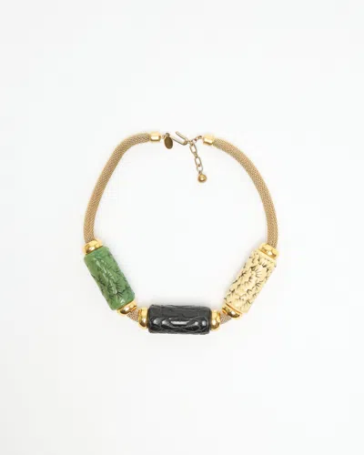 Givenchy Gold-tone Floral Vintage Necklace