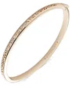 Givenchy Gold-tone Openwork Logo Bangle Bracelet In Gold