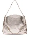 Givenchy Golden Voyou Medium Shoulder Bag In Golden