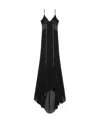 Givenchy Gown In Silk With Lace And Beads In Black