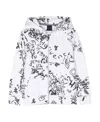 Givenchy Graffiti Printed Zipper Jacket In White
