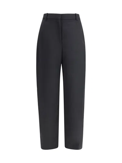 Givenchy Grain De Poudre Wool Tailored Trousers In Black