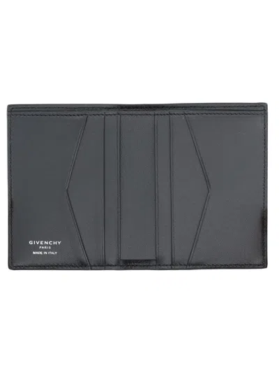 Givenchy Grain Leather Card Case In Black
