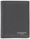 Givenchy Grain Leather Card Holder In Black