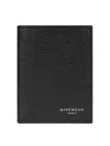 Givenchy Grained Leather Card Holder In Black