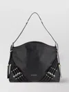 Givenchy Grained Leather Shoulder Bag With Metal Accents