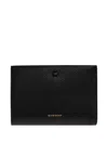 Givenchy Grained-leather Wallet In Black