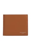 Givenchy Grained-leather Wallet In Brown