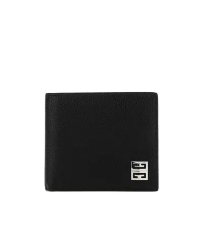 Givenchy Grained Leather Zip-around Wallet In Black
