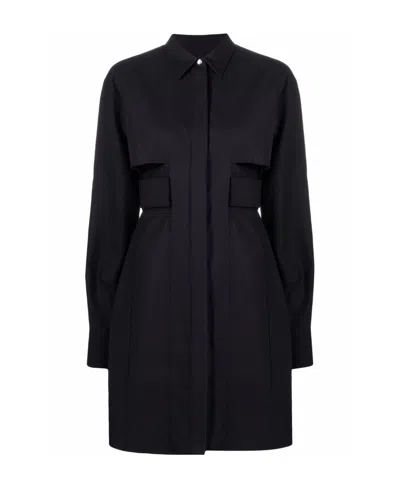GIVENCHY GIVENCHY CUT-OUT SHIRT DRESS