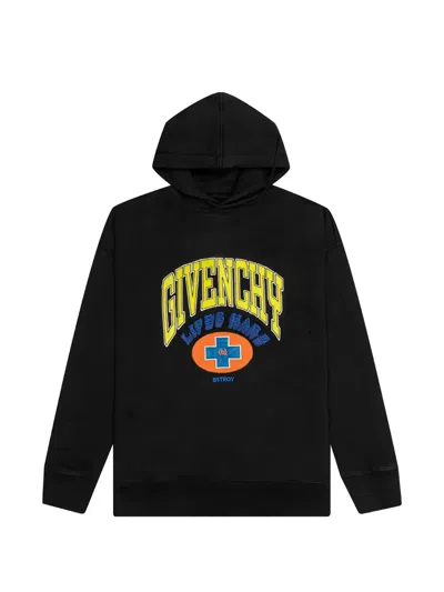 Givenchy Graphic Hoodie In Black