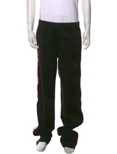 Pre-owned Givenchy Graphic Print Athletic Pants In Black