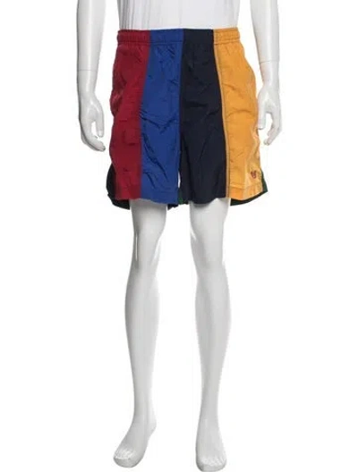 Pre-owned Givenchy Graphic Print Athletic Shorts In Blue