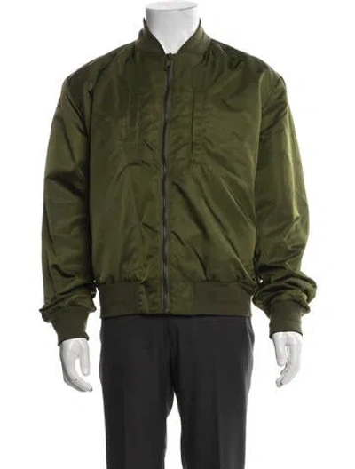 Pre-owned Givenchy Graphic Print Bomber Jacket In Black