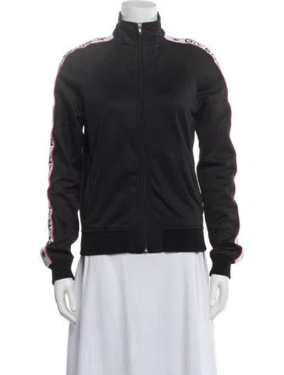 Pre-owned Givenchy Graphic Print Bomber Jacket In Black