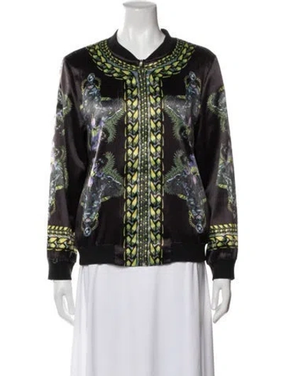 Pre-owned Givenchy Graphic Print Bomber Jacket In Multicolor