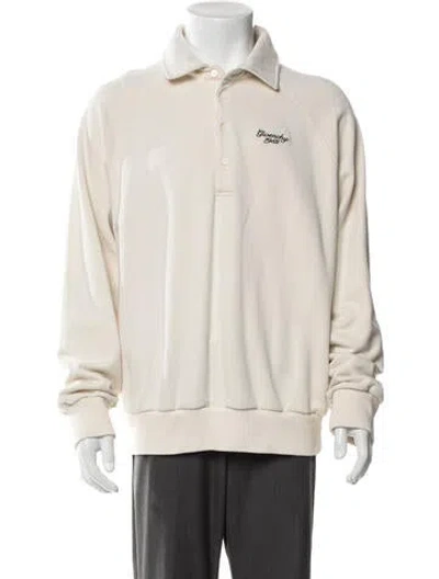 Pre-owned Givenchy Graphic Print Collar Sweatshirt In Neutrals