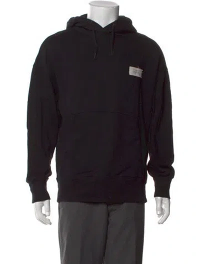 Pre-owned Givenchy Graphic Print Crew Neck Hoodie In Black