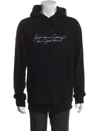 Pre-owned Givenchy Graphic Print Crew Neck Hoodie In Multi