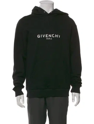 Pre-owned Givenchy Graphic Print Crew Neck Hoodie In Multi