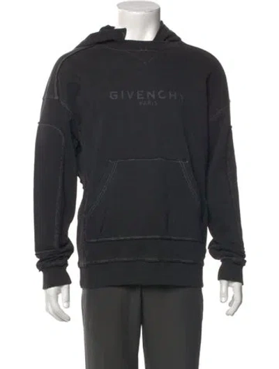 Pre-owned Givenchy Graphic Print Crew Neck Hoodie In Neutral