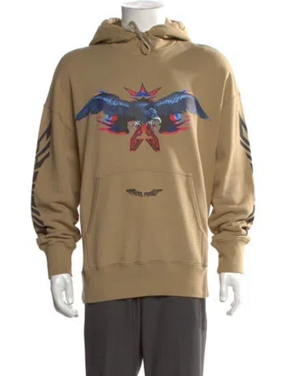 Pre-owned Givenchy Graphic Print Crew Neck Hoodie W/ Tags In Neutral