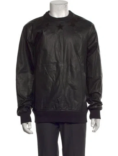 Pre-owned Givenchy Graphic Print Crew Neck Sweatshirt In Black