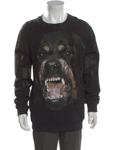 Pre-owned Givenchy Graphic Print Crew Neck Sweatshirt In Multi