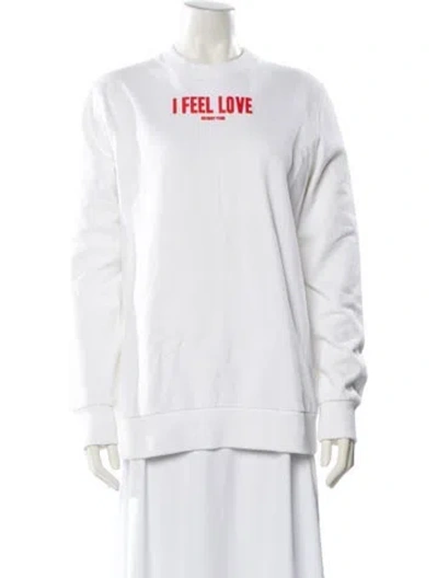 Pre-owned Givenchy Graphic Print Crew Neck Sweatshirt In Neutral