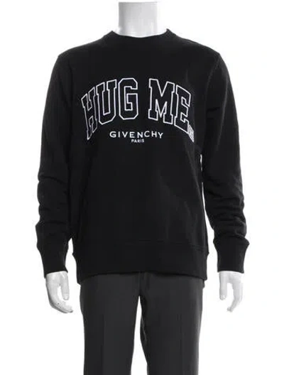 Pre-owned Givenchy Graphic Print Crew Neck Sweatshirt W/ Tags In Blue