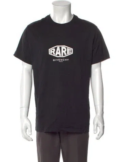 Pre-owned Givenchy Graphic Print Crew Neck T-shirt In Black