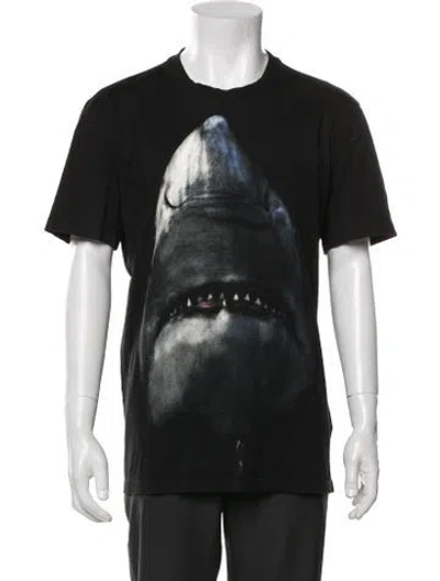 Pre-owned Givenchy Graphic Print Crew Neck T-shirt In Black