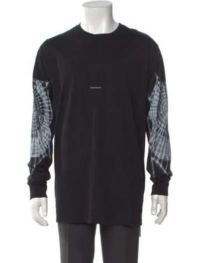 Pre-owned Givenchy Graphic Print Crew Neck T-shirt In Black